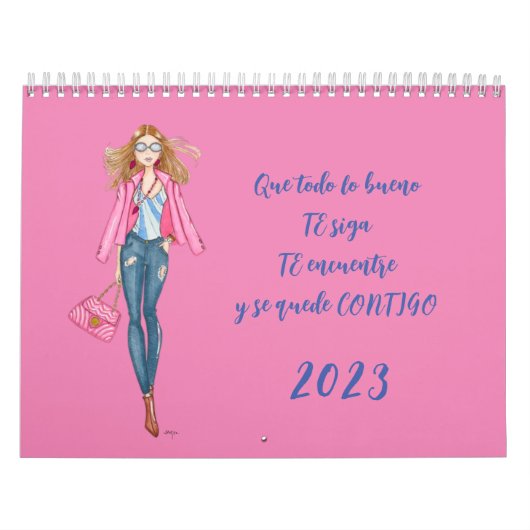 CALENDARIO CHICAS DE MODA  KALENDER (Hoes)
