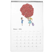 Calendario de pared kalender (Feb 2026)