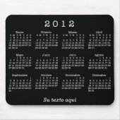 Calendario Españoles 2012 Muismat (Voorkant)
