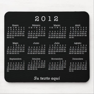 Calendario Españoles 2012 Muismat
