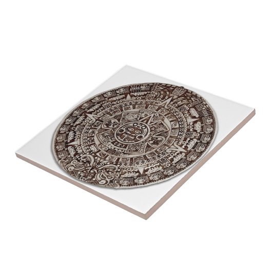 Calendario Maia / Asteca Tegeltje (Zijkant)