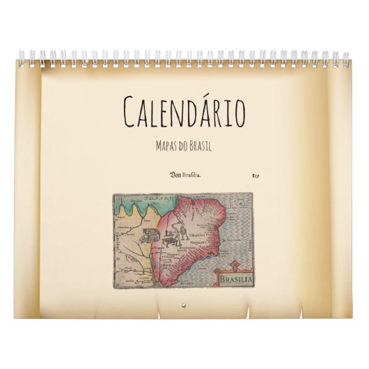Calendário: Mapas do Brasil Kalender (Hoes)