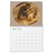 Calendario medieval 2 páginas Estándar Kalender (Feb 2027)