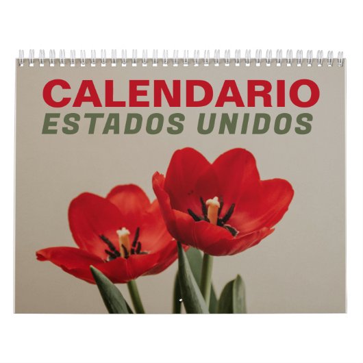 Calendario USA con Festivos | Spaans Verenigde Sta Kalender (Hoes)