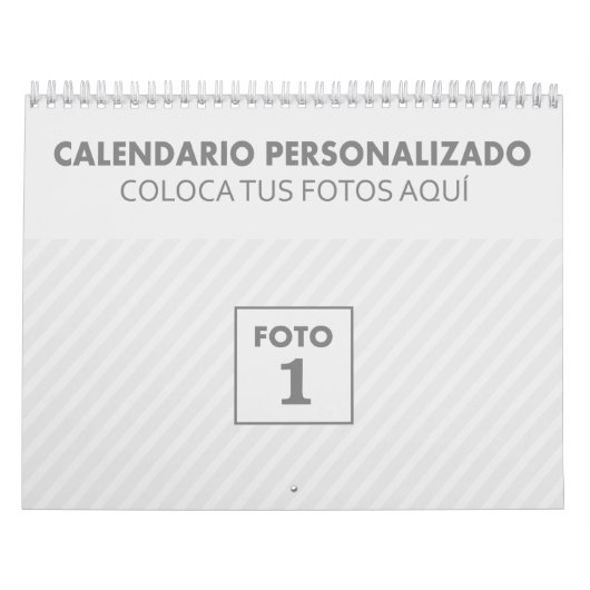Calendarios personalizados 2024 con foto plantilla kalender (Hoes)