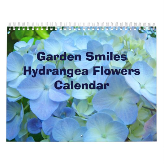 Calendars Garden Smile Hydrangea Flowers Gifts Kalender (Hoes)