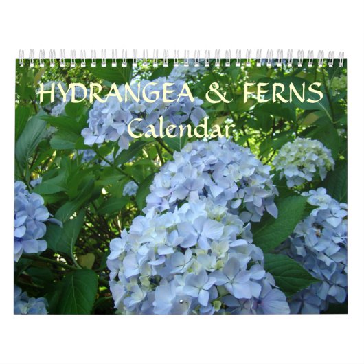 CALENDARS HYDRANGEAS & FERNS Calendar Gifts Kalender (Hoes)