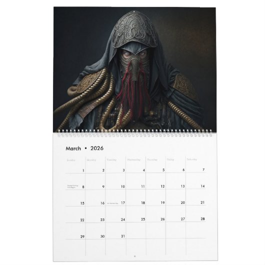 Calendars warrior fantasy 2023 kalender (Mar 2026)