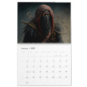 Calendars warrior fantasy 2023 kalender (Jan 2027)