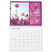 Calender 2013 roze mooie bloemen kalender (Mar 2027)