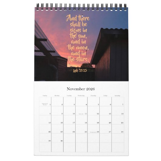 Calender 2020 kalender (Nov 2026)