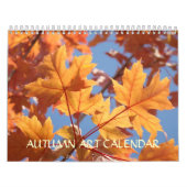 CALENDER HERFST Kalenders HERFSTKUNST Bladeren Kalender (Hoes)