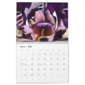 CALENDER Kijk binnen IRISSEN Iris Bloemen Kalender (Mar 2027)