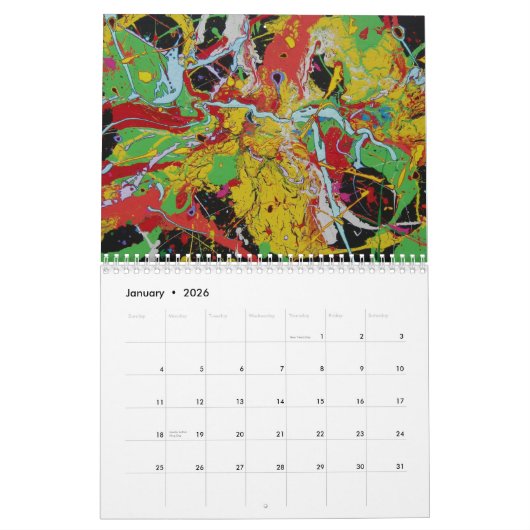 Calender Ray Paul Kalender (Jan 2026)