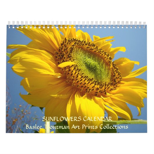 CALENDER Zonnebloemen Kalender Zon Bloem (Hoes)