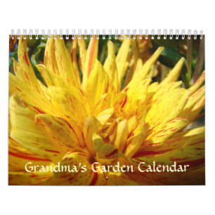 CALENDERDALIA'S BLOEMEN Oma's Tuin Kalender