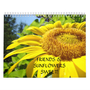 CALENDERS ZONNEBLOEMEN Bloemengeschenkkalender Kalender