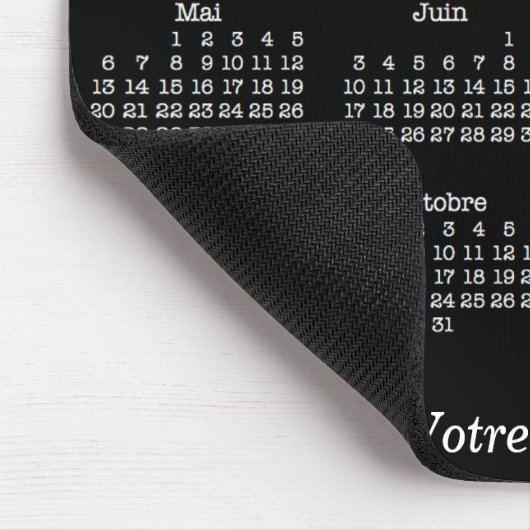 Calendrier 2012 français muismat (Hoek)