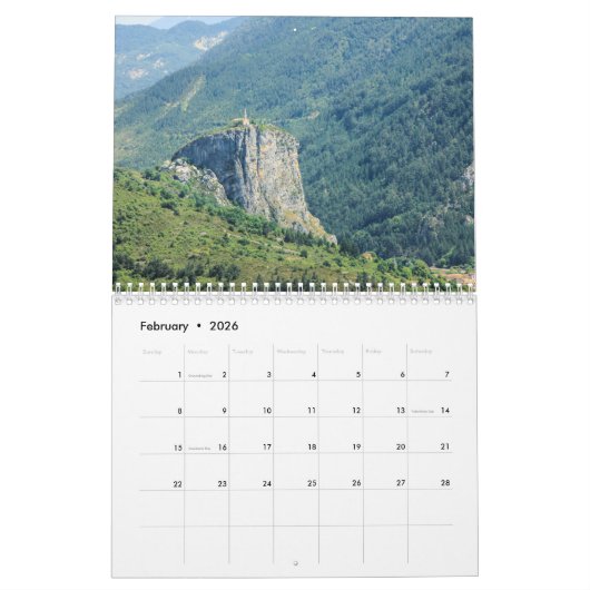 Calendrier 2016 Provence-Alpes-Côte d'Azur Kalender (Feb 2026)