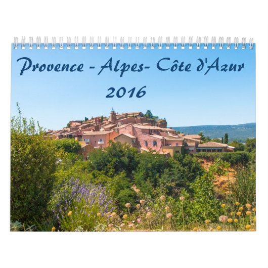 Calendrier 2016 Provence-Alpes-Côte d'Azur Kalender (Hoes)