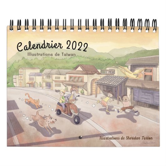 Calendrier 2022 Taïwan (Français) Agenda Kalender (Hoes)