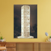 Calendrier de Saison', pijler die de Canvas Afdruk (Insitu (Woonkamer))