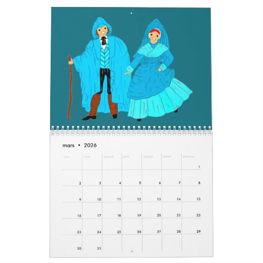 Calendrier, Midi-Pyrénées, Frankrijk Kalender (Mar 2026)