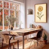 Calendula Bloem Kunst Canvas Print
