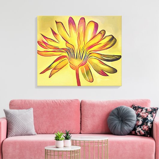 Calendula Canvas Afdruk (Insitu (Woonkamer))