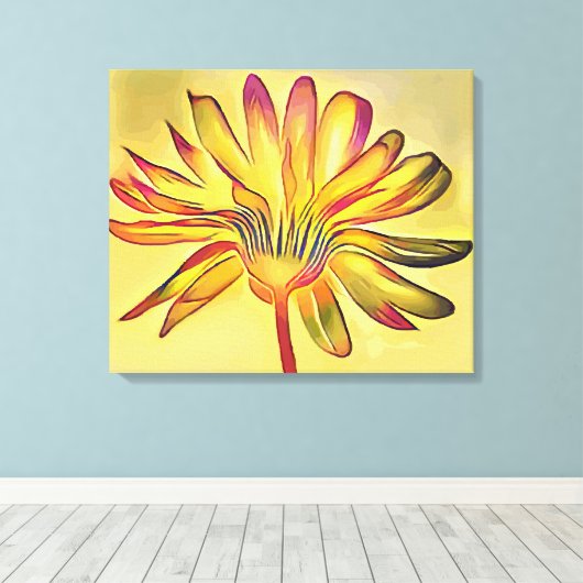 Calendula Canvas Afdruk (Insitu (Houten vloer))