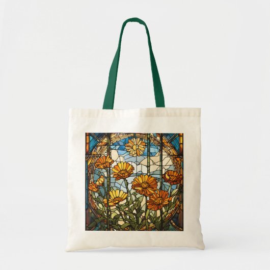 Calendula (goudsbloem) tote bag (Voorkant)