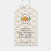 Calendula Huisgemaakte Bad & Lichaam Cadeaulabel (Achterkant)