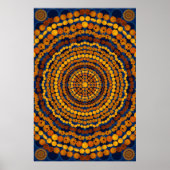 CALENDULA MANDALA 3 POSTER (Voorkant)
