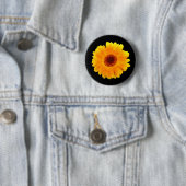 Calendula officinalis Badge Ronde Button 5,7 Cm (In situ)