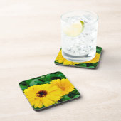 Calendula officinalis bier onderzetter (Rechterzijde)