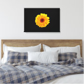 Calendula officinalis canvas afdruk (Insitu (Slaapkamer))