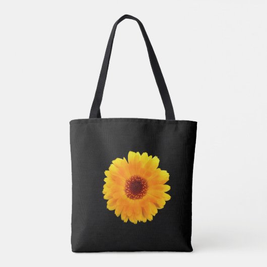 Calendula officinalis overal print tas (Achterkant)