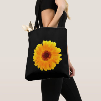 Calendula officinalis overal print tas