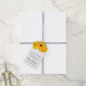 Calendula Seed Packet Memorial begrafenis Cadeaulabel (Met Touw)