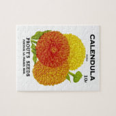 Calendula zaadpakket legpuzzel (Horizontaal)