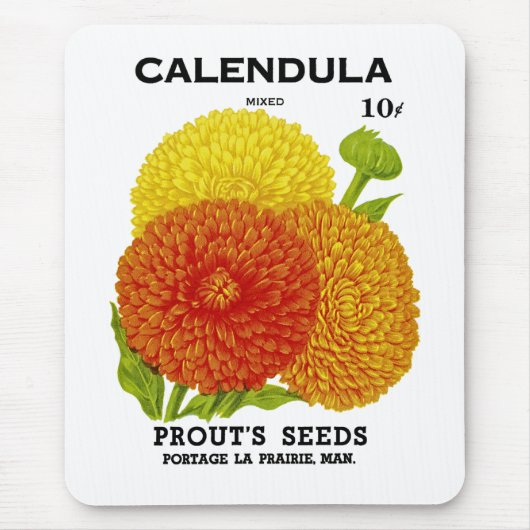 Calendula  zaadpakket muismat (Voorkant)