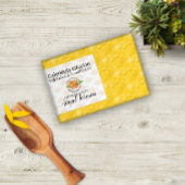 Calendula Zeep Scrub Label Handgemaakt Zelfgemaakt