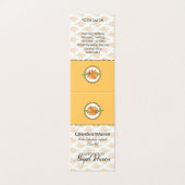 Calendula Zelfgemaakt Bad & Body Label | Cadeau La Kaart (Buitenkant ongevouwen)