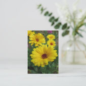 Calendula's ATC Visitekaartje (Staand voorkant)