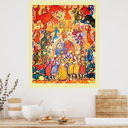 Calennig NieuwjaarsPoster Poster (Keuken)