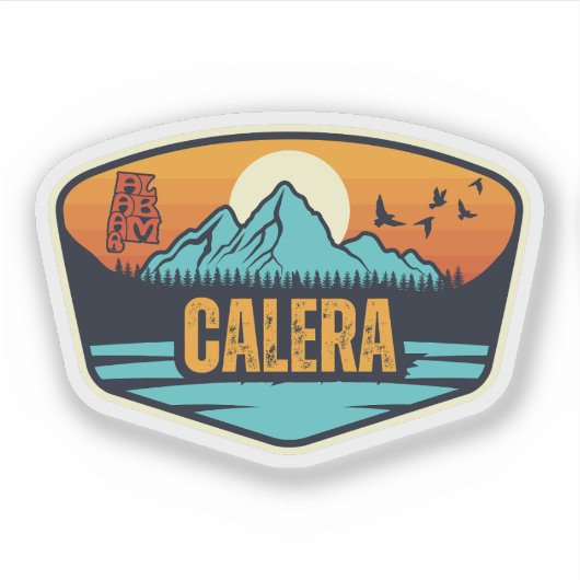 Calera, Alabama Sticker (Voorkant)