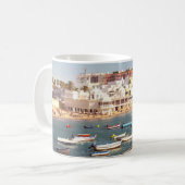 Caleta-strand in Cadiz, Andalusië, Spanje Koffiemok (Voorkant links)