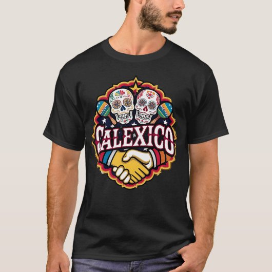 Calexico Band  T-shirt - Retro Music Lover' (Voorkant)
