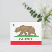 Calexit Briefkaart (Staand voorkant)