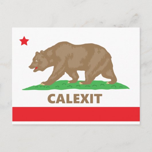 Calexit Briefkaart (Voorkant)